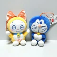 新品タグ付 ポップカラー マスコット2種【ドラえもん・ドラミちゃん