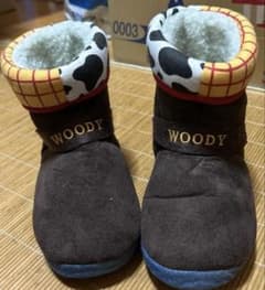 ウッディ デザイン キッズブーツ ボア付き