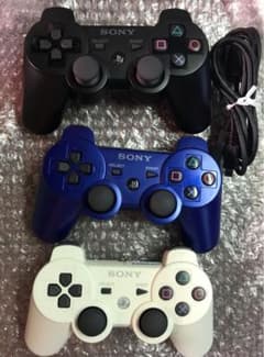 ✨激安✨　PS3 コントローラ　黒　白　青　純正品のサムネイル
