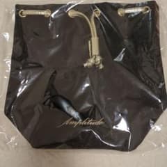 希少　Amplitude ブラック ドローストリングポーチ