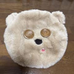 ベレー帽 クマ フェイクファー ボタン目のサムネイル