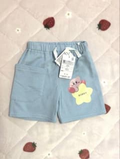 星のカービィ ハーフパンツ ライトブルー 95センチのサムネイル