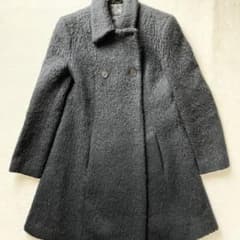 ETRO エトロ モヘア アルパカ ダブルコート 裏地ペイズリー総柄