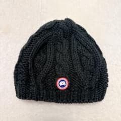 Canada Goose ニット帽 ダークグレー OS - メルカリ