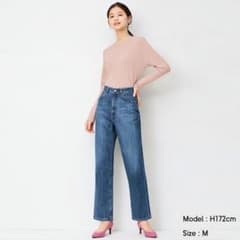 GU ハイウエストストレートジーンズのサムネイル