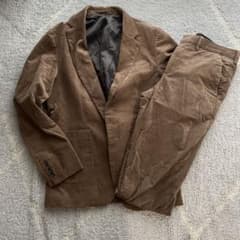 【men's】ジーユー　コーディロイセットアップのサムネイル