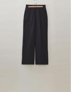 MASU COTTON WIDE TROUSERS black ワイドスラックスのサムネイル