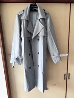 値下げしました！！ レディース トレンチコート ライトブルー