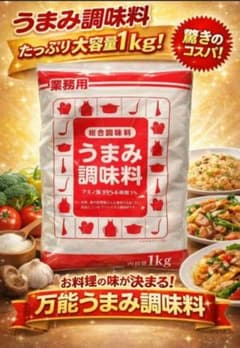新品　未使用　業務用 総合調味料 うまみ調味料 1kg 　匿名　即配のサムネイル