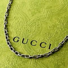 あ*わ様 【激レア】GUCCI ネックレス アラベスク 鎖 チェーン 燻 シルバ 激レア】GUCCI ネックレス アラベスク 鎖 チェーン 燻 シルバー925