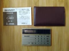 【値引✖】SHARPシャープ EL-868A　(ポケット電卓・カード電卓) 値引✖】SHARPシャープ EL-868A (ポケット電卓・カード電卓) - メルカリ