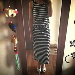 オールインワン  ワンピ  ボーダーのサムネイル