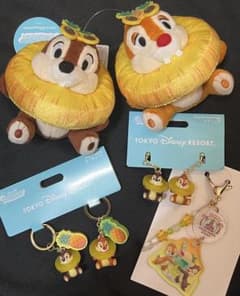 ディズニー 夏 2026 チップ デール ぬいば キーホルダー イヤリング 4種