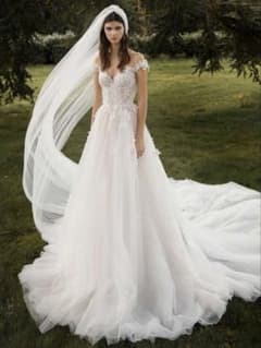 ヴェール付き＊Galia Lahav ガリアラハヴ G-503ウェディングドレス 