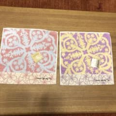 あん様専用　キャシーマム❣️タオルandハンカチセット　パープル系のサムネイル