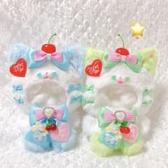 b.200 ぬい服 12cm ちびぐるみ 着ぐるみ おすわり 白猫セット Amazon.co.jp: a.951 ぬい服 12cm ちびぐるみ 着ぐるみ お座り