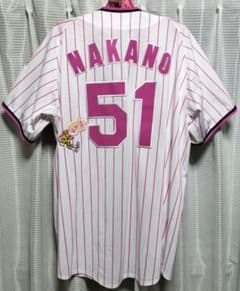 値下げ。阪神タイガース 中野拓夢 ピンクユニフォーム Oサイズ - メルカリ