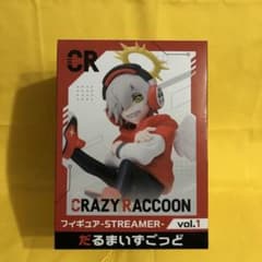 Crazy Raccoon 피규어 STREAMER 다루마이즈고도