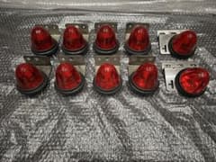バスマーカー 赤 10個セット 竹村商会LEDバルブ シャシマーカー - メルカリ