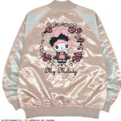 【美品】マイメロディ　スカジャン　ピンク　サイズLのサムネイル
