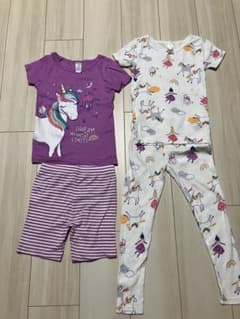 パジャマ　女の子　コストコ　110cm   2枚セットのサムネイル