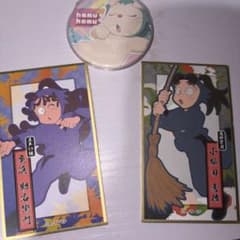 忍たま乱太郎 華絵札色紙コレクション 缶バッジ 3点セットのサムネイル