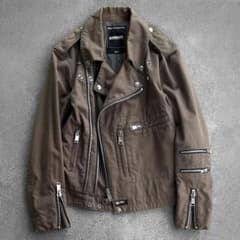 00s Y2K PPFM 八の字 ライダース ギミック ジャケット 90s 02AW NEIGHBORHOOD 多重ジップ ギミックライダースJKT Y2K - メルカリ