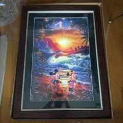 【希少】ラッセン ディズニー　　　　　　　 92.5㌢✕69.5㌢　アートパネル 希少】ラッセン ディズニー 92.5㌢✕69.5㌢ アートパネル - メルカリ