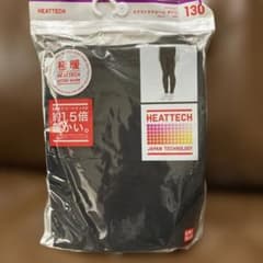 UNIQLO ヒートテック　タイツ　黒　130cmのサムネイル