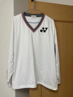YONEX Vネック 長袖 ピステ 白 L - 3