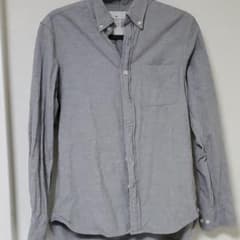 長袖シャツ　グレー　メンズ　美品のサムネイル