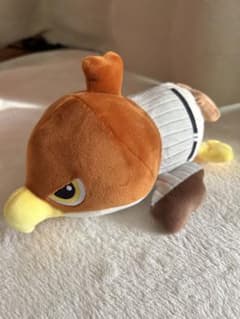 即日発送　ソフトバンクホークス鷹祭　鷹ぬいぐるみ　寝そべりのサムネイル