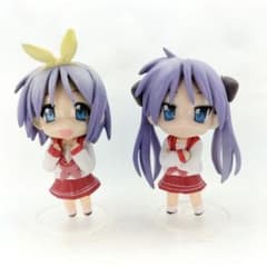 らきすた ねんどろいどぷち 柊かがみ 柊つかさ 制服 フィギュア セット