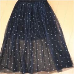 ラブトキシック☆ロングスカートsizeM(ネイビー)のサムネイル