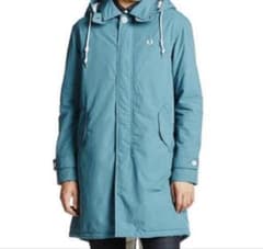 FRED PERRY フレッドペリー ボア コートF2444 Turquoise - メルカリ