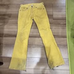 激レア TRUE RELIGION JOEY コーデュロイパンツ　 フレアデニムのサムネイル