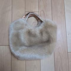 tsumori chisato CARRY ファーバッグ ベージュのサムネイル