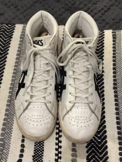asics ハイカットスニーカー ホワイト ブラックのサムネイル