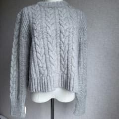 美品✨セシリーバンセン ウール×アルパカ バックオープンケーブル 