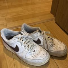 NIKE AIR FORCE 1 ホワイト ブラウン スニーカーのサムネイル