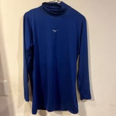 MIZUNO 野球用 アンダーシャツ 長袖 ブルーのサムネイル