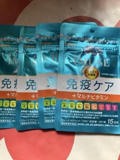 Kirin IMUSE 免疫ケア + マルチビタミン 15日分　4袋のサムネイル
