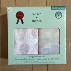 ｟新品未開封｠aden + anais おくるみ　2枚セットのサムネイル