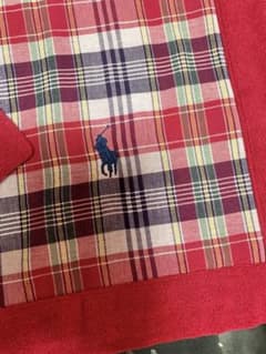 値下げ❣️【ラルフローレン】RALPH LAUREN ハーフタオルケット　ひざ掛けのサムネイル