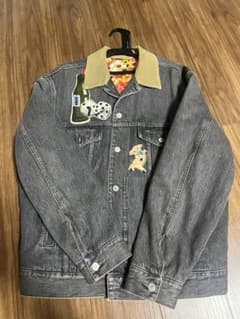 かんちゃん専用グッチ デニムジャケット 18AW 花柄 刺繍 44 ロゴ かんちゃん専用グッチ デニムジャケット 18AW 花柄 刺繍 44 ロゴ