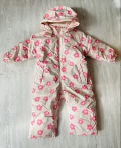 ZARA 花柄 スキーウェア 2-3歳用　上下セット ZARA 花柄 スキーウェア - メルカリ