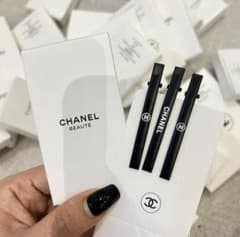 CHANEL ヘアピンセット 3本 ブラック - メルカリ