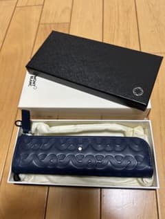 モンブラン　アラウンドザワールド　レザーペンケース　1本ざし モンブラン MONTBLANC レザーペンケース 1本差し ペンケース ブランド