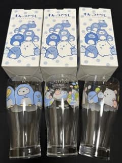 [신품] 스미코구라시 글라스 세트 시로쿠마의 친구