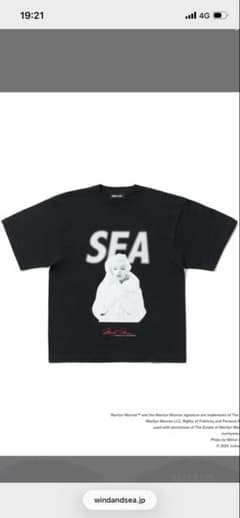 WIND AND SEA マリリン・モンロー Tシャツ - メルカリ